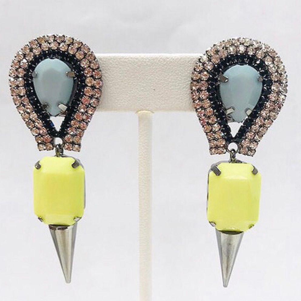 Powder Blue & Butter Yellow Zenzii Designs,Nwt
